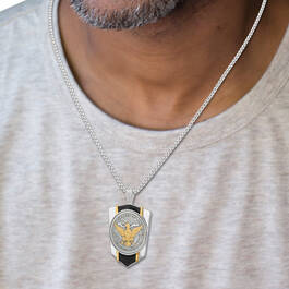 Personalized Diamond Shield Pendant 11230 0025 m model