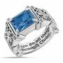“I Can Do All Things" Birthstone Ring, I Can Do All Things Birthstone Ring 6524 001 2 12