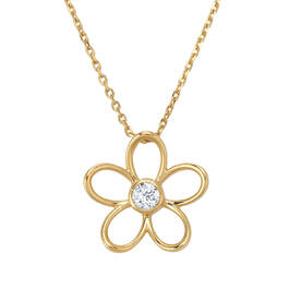 Michael O Connor Limited Edition Diamond Flower Set 11142 1988 b pendant