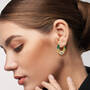Birthstone Initial Hoops 11897 0011 o model