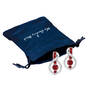 Birthstone Wave Earrings 2202 0069 n gift pouch