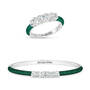 Brilliant Birthstone Bangle with Free Matching Ring 12683 0017 e may