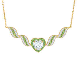 Personalized Everlasting Love Birthstone Necklace 10673 0013 h august