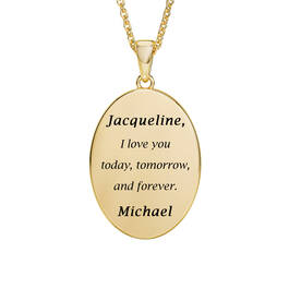 Personalized Roses Diamond Pendant 12836 0013 c back