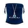Shimmering Sea Blue Topaz Pendant 12475 0019 g giftpouch
