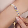 Everlasting Love Birthstone Bracelet, Personalized Everlasting Love Birthstone Bracelet 10674 0012 m model