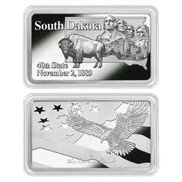 America the Beautiful Silver Plated Ingot Collection 11985 0014 zp SD