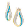Birthstone Duet Inside Out Hoops 10829 0016 c march