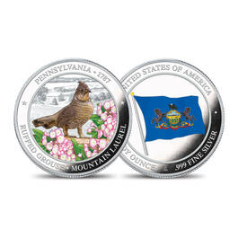 The State Bird and Flower Silver Commemoratives 2167 0104 a commemorativePA