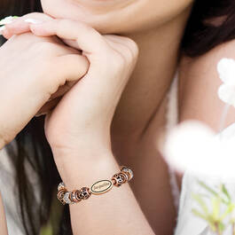 Personalized Copper Charm Bracelet 6493 0019 m model