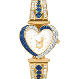 Womens Birthstone Initial Heart Watch 10332 0016 i september
