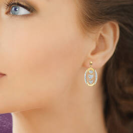 I Love You Diamond Earrings 5238 0292 m model