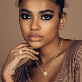 Golden Reflection Ring with FREE Pendant 11755 0012 m model