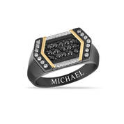 Steel Resolve Ring with FREE Matching Bracelet 12321 0015 b ring