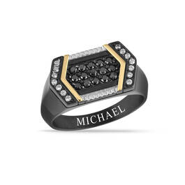 Steel Resolve Ring with FREE Matching Bracelet 12321 0015 b ring