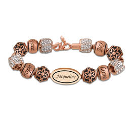 Personalized Copper Charm Bracelet 6493 0019 a main