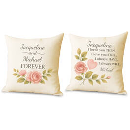 The Personalized I Love You Vase Pillow Set 12755 0010 a main