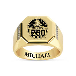 The Personalized US Navy Commemorative Diamond Set 12624 0027 b ring