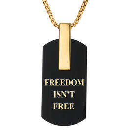Freedom Isnt Free Diamond Pendant 12933 0015 c reverse