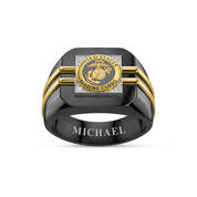 Distinction US Marines Ring and FREE Deluxe Wooden Box 6670 0121 b ring