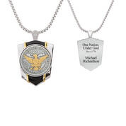 Personalized Diamond Shield Pendant 11230 0025 a main