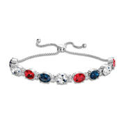 PATRIOTIC CRYSTAL BOLO BRACELE UK PACBB a main