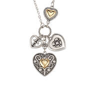 The Enchanted Heart Charm Bracelet with FREE Matching Pendant Earrings 11847 0012 b pendant