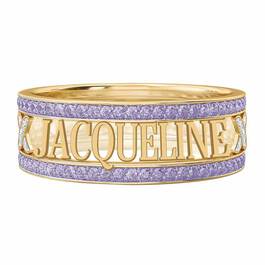 Personalized Birthstone Kiss Ring 6306 001 6 6