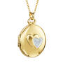 “You Mean the World to Me" Granddaughter Diamond Locket with card, You Mean the World to Me Granddaughter Diamond Locket 10698 0014 d back