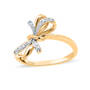 Diamond Bow Ring Free Pendant 11142 1616 b ring