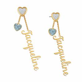 Personalized Birthstone Earrings 6553 001 6 12