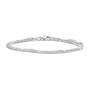 Polished Perfection Italian Silver Bracelet 12065 0015 a main