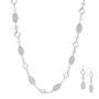 Silver Symphony Necklace Trio with Matching Earrings 12217 0012 d necklace