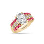 “Queen of My Castle” Birthstone Ring, Personalized Queen of My Castle Birthstone Ring 11392 0011 g july