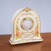 My Daughter Forever Porcelain Clock 12565 0010 m room