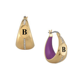 Birthstone Essence Hoops 12373 0018 b february