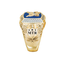 The US Navy Diamond Heritage Ring 12827 0022 b left side