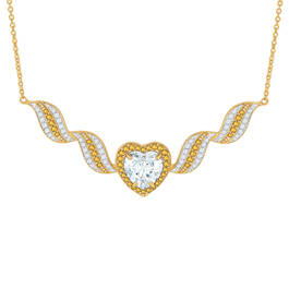 Personalized Everlasting Love Birthstone Necklace 10673 0013 k november