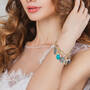 Crystal Bracelet Coin Pearl Charm 10667 0011 m model