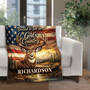 Blanket Patriotic with Deer 12926 0014 m room
