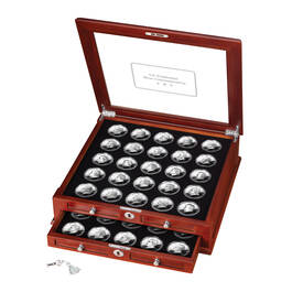 US Presidential Silver Commemoratives 9154 0252 b display