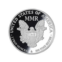 Birth Year 2oz Silver Proof 12633 0018 b back