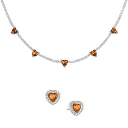 Love and Radiance Necklace with FREE Matching Earrings 12436 0017 k november