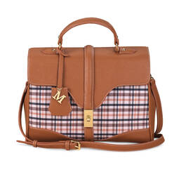 Tartan Elegance Handbag with FREE Matching Wristlet 12306 0014 b bag