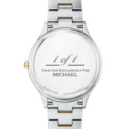 Personalized Signature Diamond Watch 12179 0018 b reverse