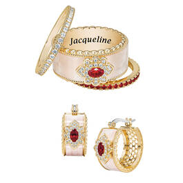 Birthstone Triumph Ring Set with Free Matching Earrings 12274 0012 a main