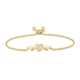 Trio of Hearts Bolo Bracelet 11622 0013 a main