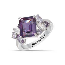Personalized True Colors Seven Carat Birthstone Ring 11843 0016 f june