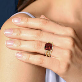 Bold Beautiful Birthstone Swirl Ring 12614 0011 n model