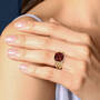 Bold Beautiful Birthstone Swirl Ring 12614 0011 n model